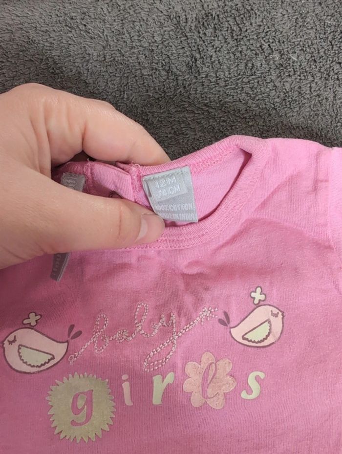 T shirt manche courte 12 mois - photo numéro 2