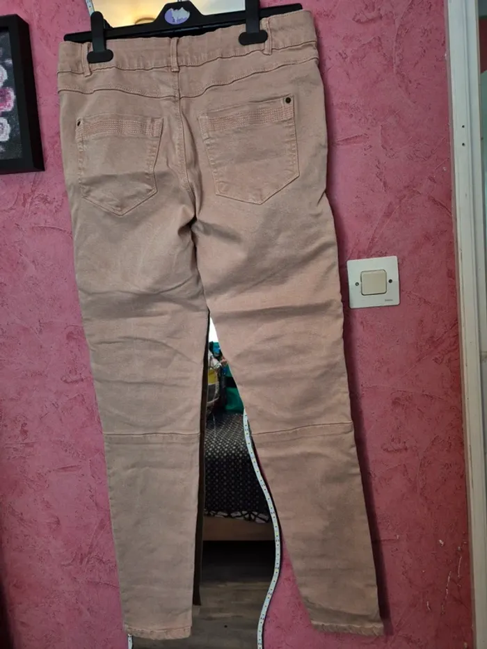 Pantalon rose pâle/beige - photo numéro 2