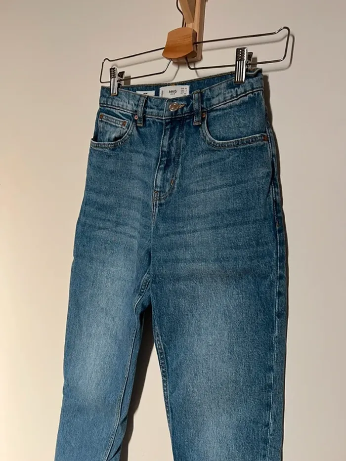 Jean MNG (Mango) - Coupe droite taille haute