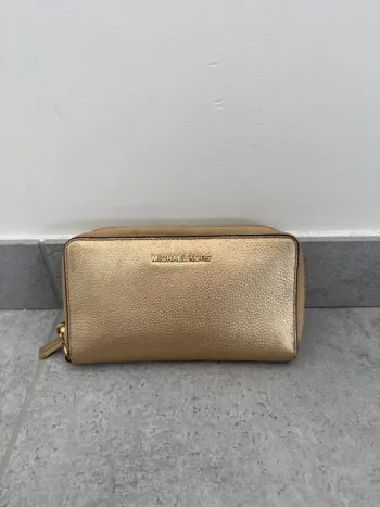Portefeuille Michael Kors doré