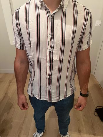 Chemise à rayures
