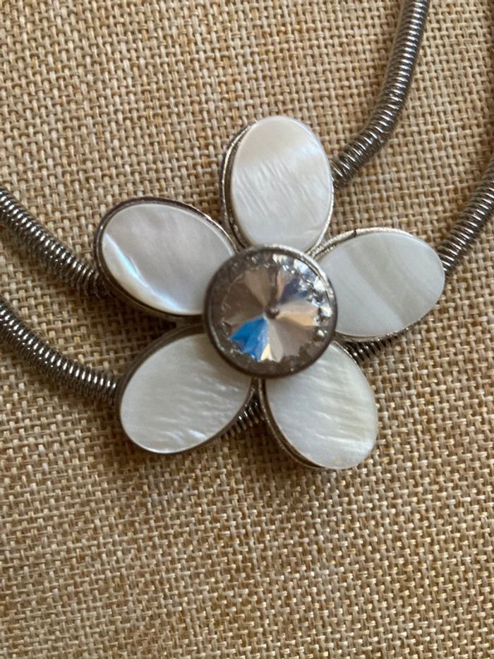 collier femme fleur - photo numéro 4