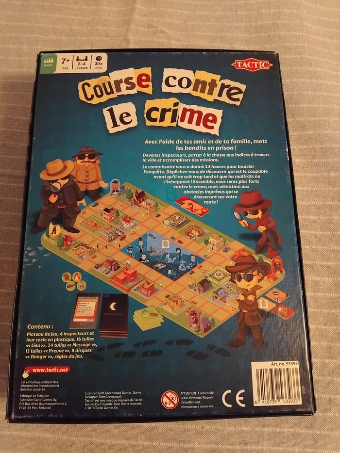 Jeu de société Course contre le crime - photo numéro 2