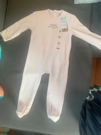Pijama rose à paillettes
