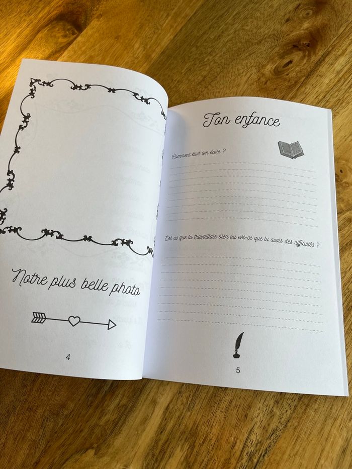 Parrain raconte-moi ton histoire - carnet souvenir unique - photo numéro 4