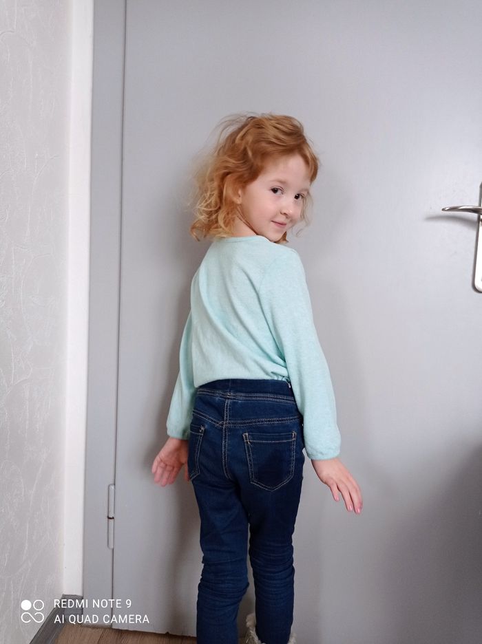 T-shirt vert menthe 5ans - photo numéro 3