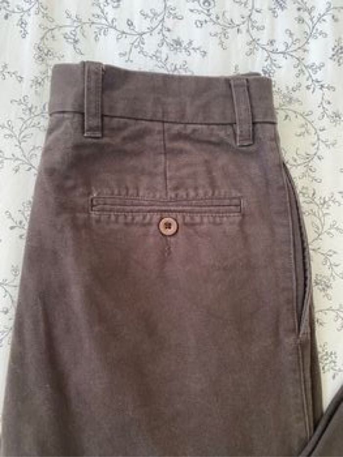 Pantalon marron chocolat Café Coton - photo numéro 3