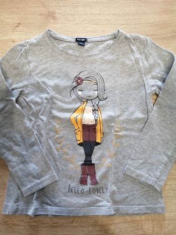 Tee shirt manche longue 6 ans