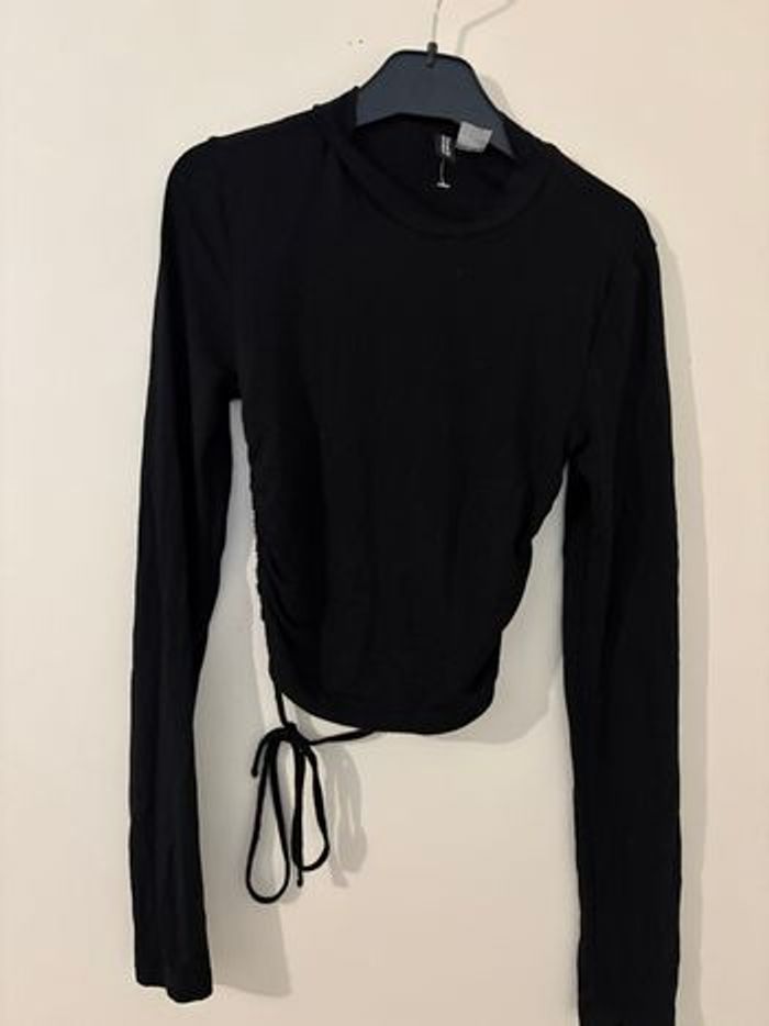 T-shirt manches longues dos nu