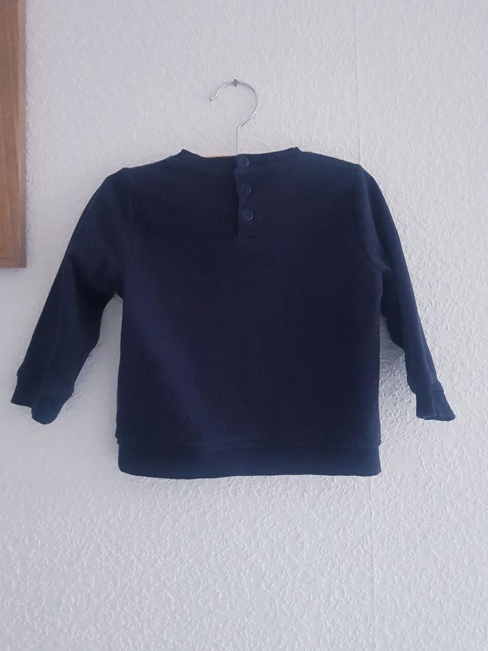 Tape À L'Œil - Sweat manches longues, col rond - "Petit soleil de la famille" (9 mois) - photo numéro 3