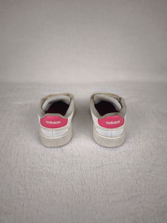 Stan Smith blanche rose Adidas fille pointure 23 - photo numéro 5