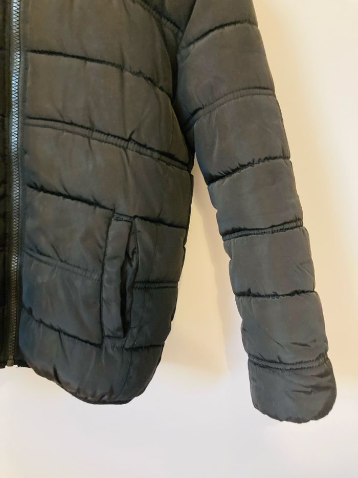 Manteau doudoune noir garçon Gémo taille 10 ans - photo numéro 3