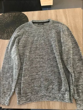 Pull gris chine taille L neuf Armand Thierry