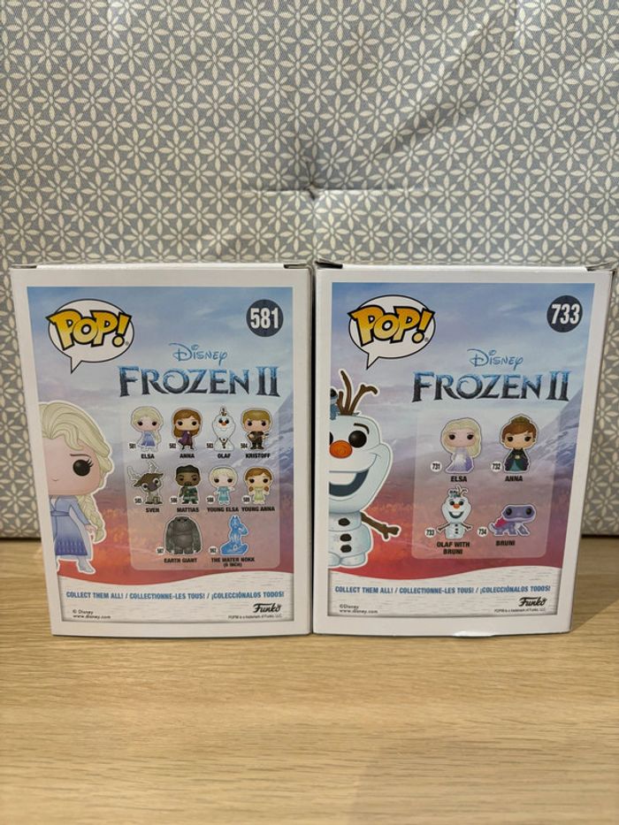 Pack de 2 Pop Disney Frozen 2 "La Reine Des Neiges" - photo numéro 2