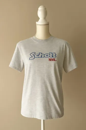 T-shirt Schott NYC - Taille non indiquée (équiv. M/L)