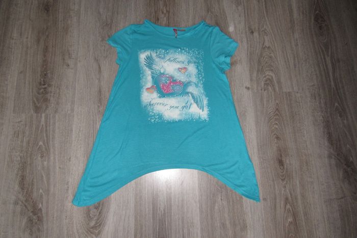 TEE SHIRT MC TURQUOISE FILLE "ORCHESTRA" - 10 ANS - n°08 - photo numéro 2