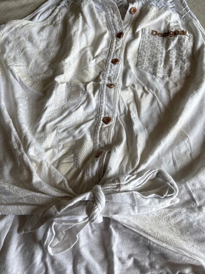 Chemisier sans man ça e desigual taille L - photo numéro 2