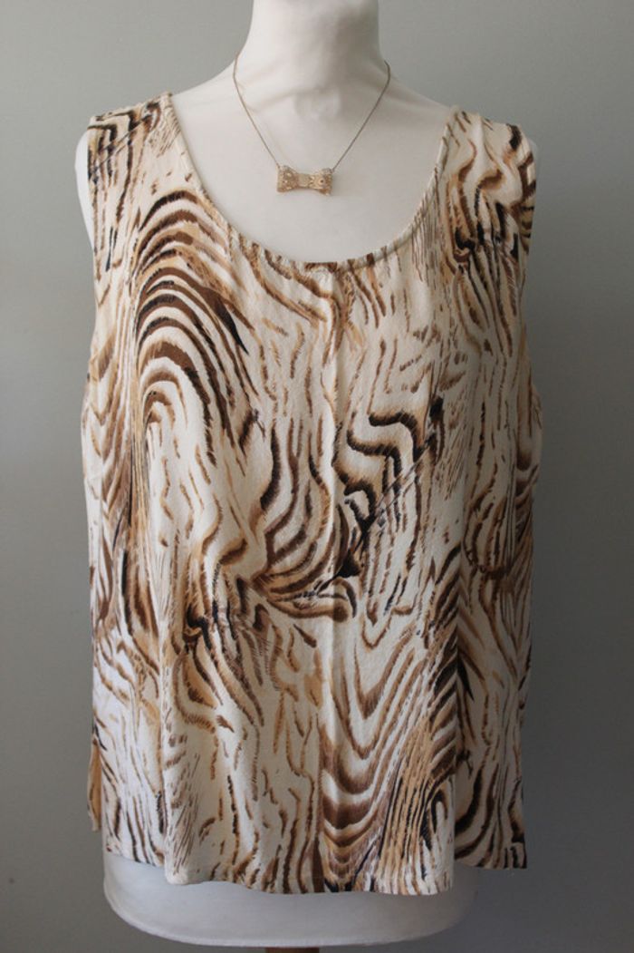 Débardeur zébré 42