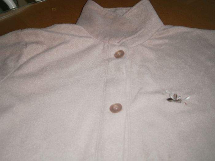 Robe de chambre en polaire beige Taille 46 - photo numéro 2