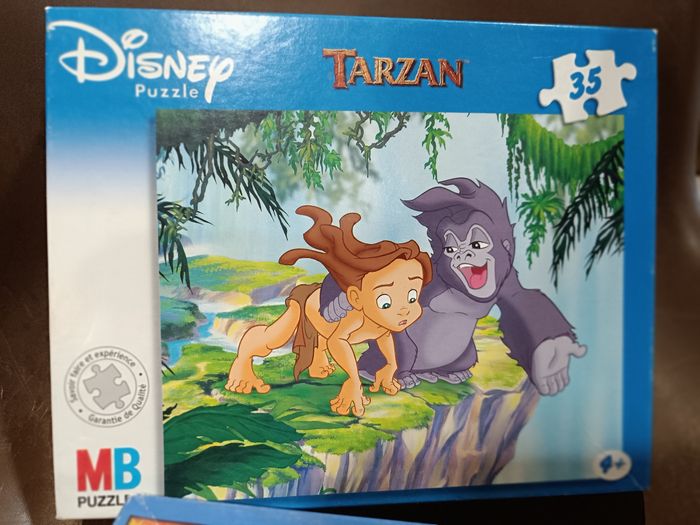3 puzzles Mowgli , Simba et Tarzan  3 ans et +++ - photo numéro 3