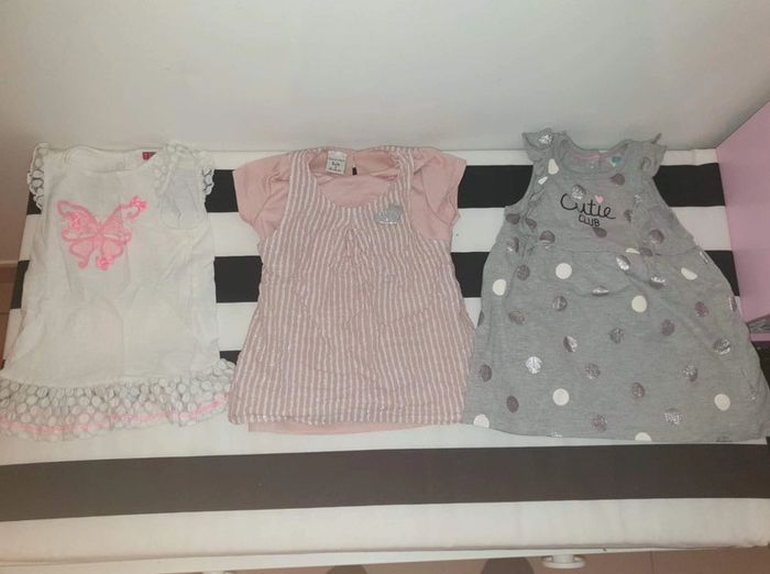 Lot 3 robe 12mois