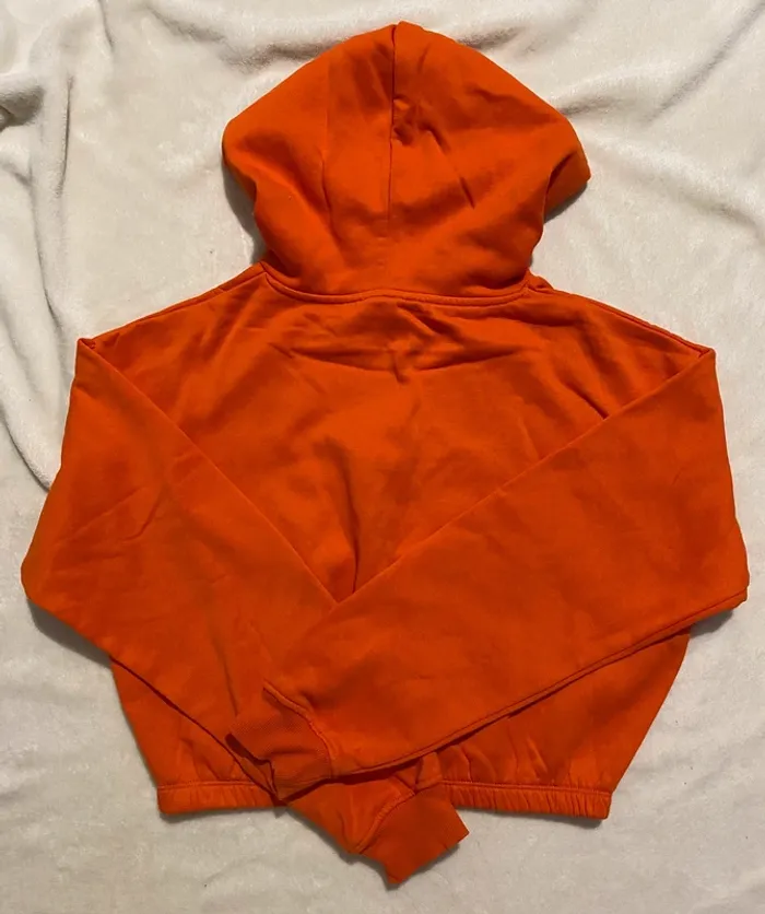 Sweat à capuche court orange – Don’t Call Me Jennyfer - photo numéro 2