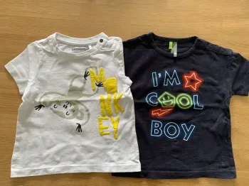 Lot 2 t-shirt 9 mois