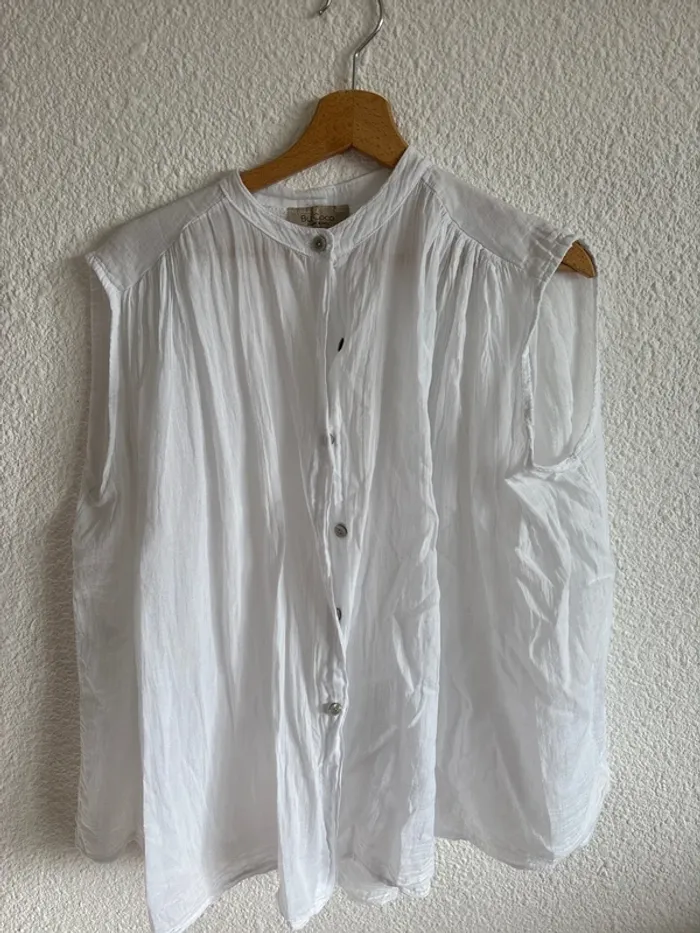 Chemisier blanc taille unique Taille unique·Neuf sans étiquette·BY COCO