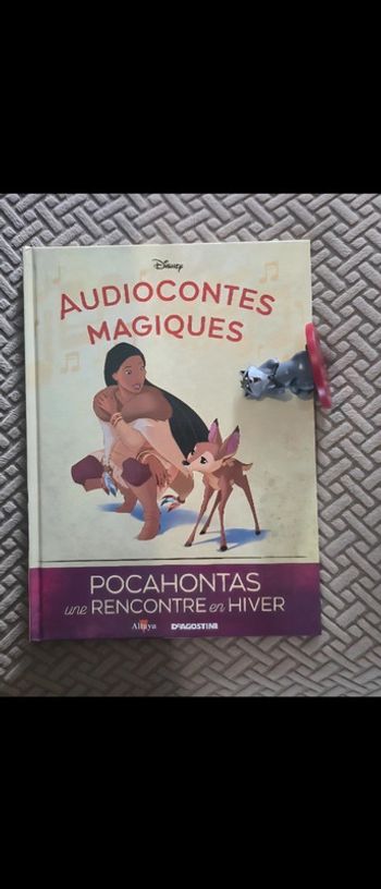 Num133 audioconte Magique Altaya disney deagostini livre+figurine audio conte compte