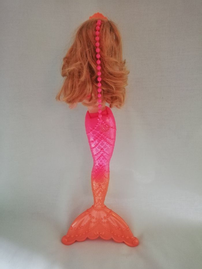 Barbie sirène rose et orange - photo numéro 3