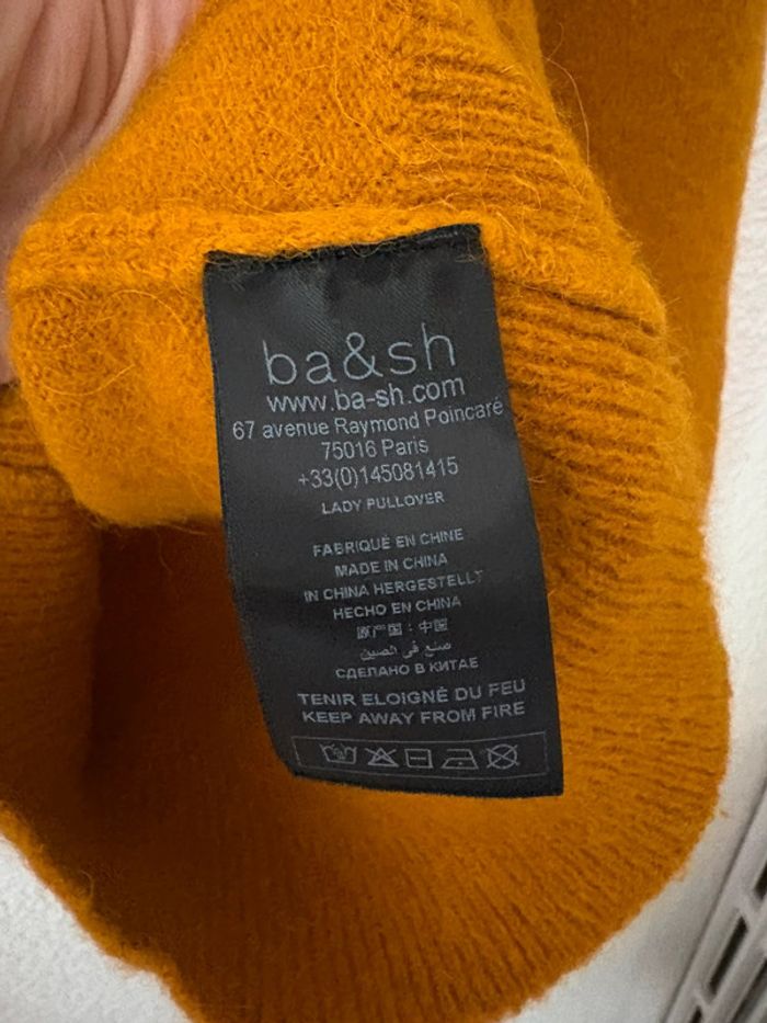 Pull Ba&sh Pétale curry / taille XS - photo numéro 5
