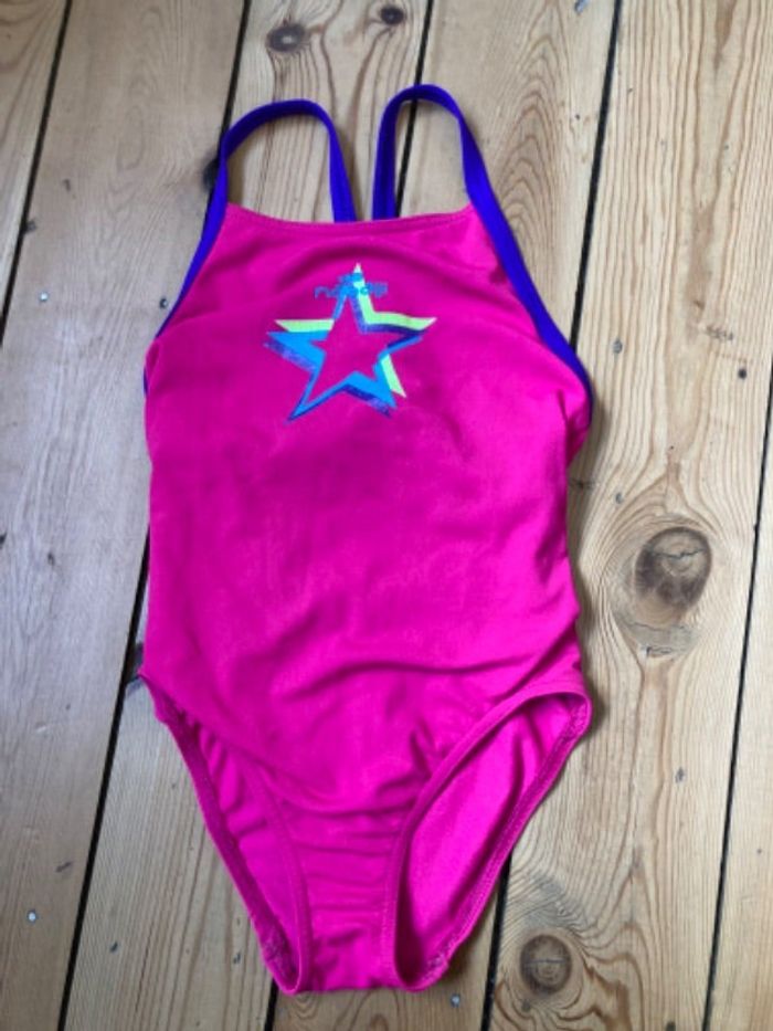 Maillot de bain 1 pièce 8 ans rose