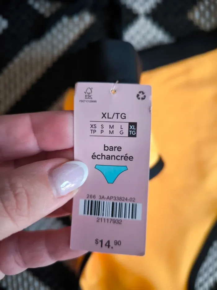 Maillot de bain 2 pièces - Ardene - Taille XL - Neuf avec étiquettes - photo numéro 3
