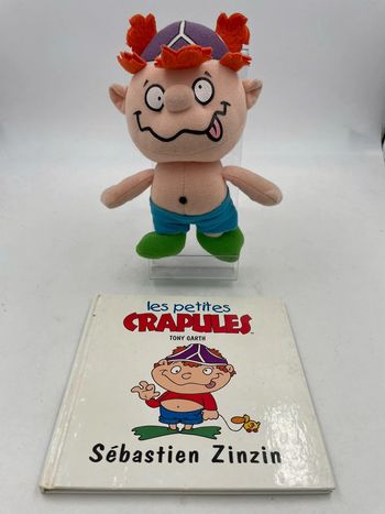 Livre + peluche les petites crapules Sébastien Zinzin