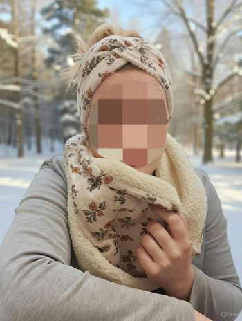 Ensemble snood et bandeau femme