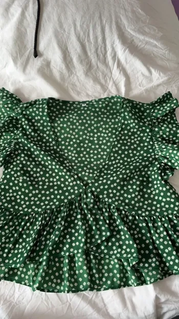 Chemisier crop top