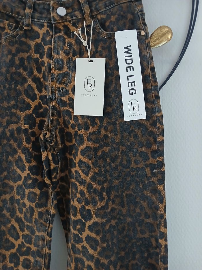 Jeans leopard taille 34 - photo numéro 2