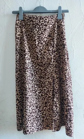 Jupe longue imprimé léopard Taille 34