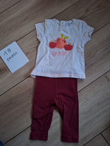 Ensemble été 18 mois fille leggings et Tee-shirt 