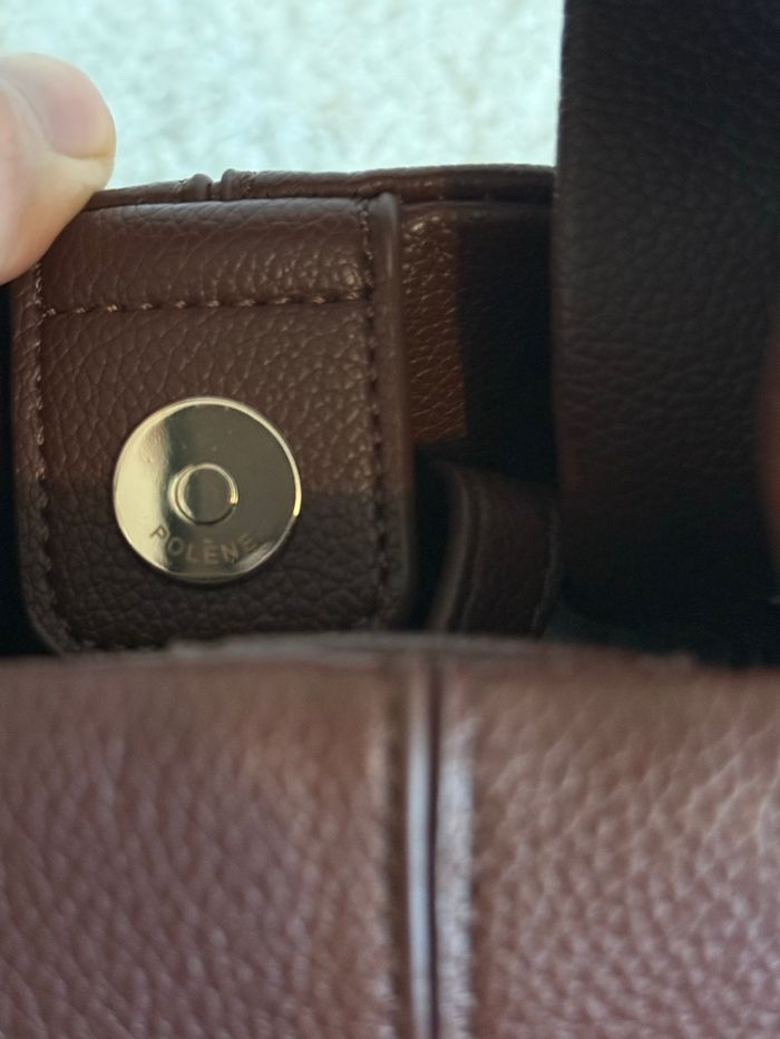 Sac polene numéro 9 mini bordeaux - photo numéro 8