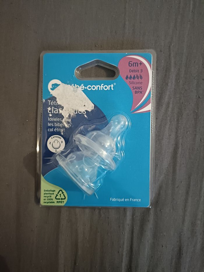 Tétine biberon 6 mois