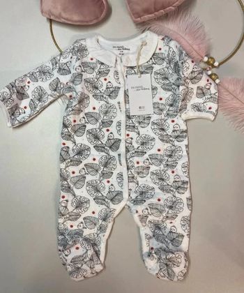 Grenouillère bébé fille (neuf) - taille 3 mois
