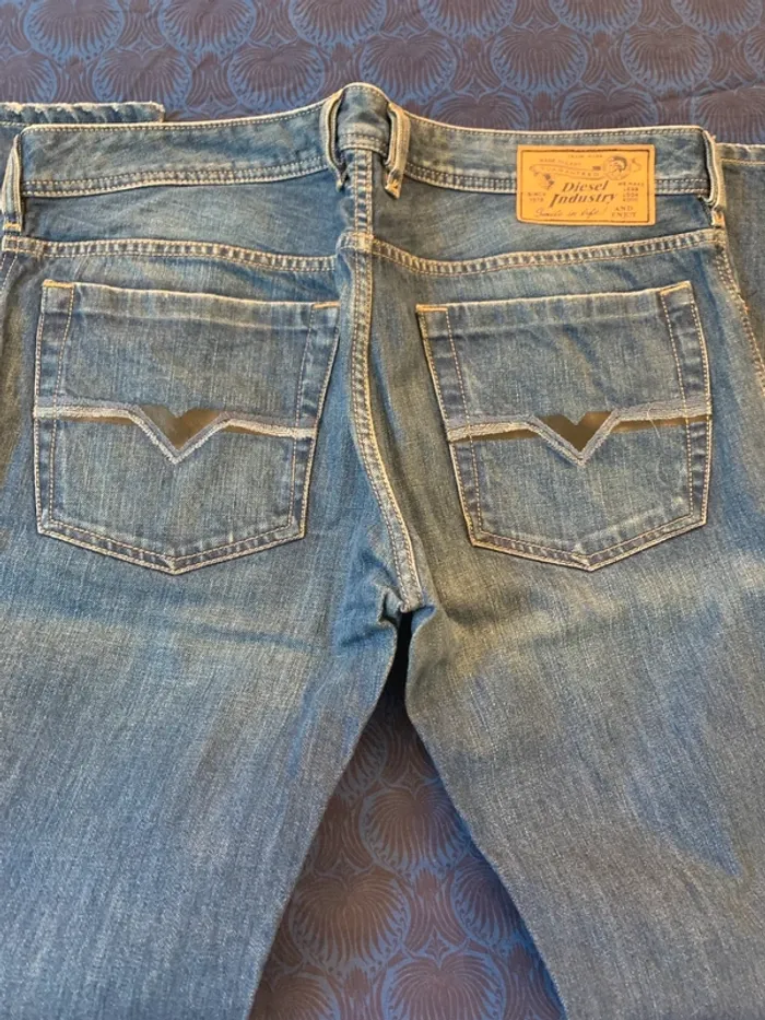Jean homme diesel taille 33 modèle zatiny - photo numéro 3
