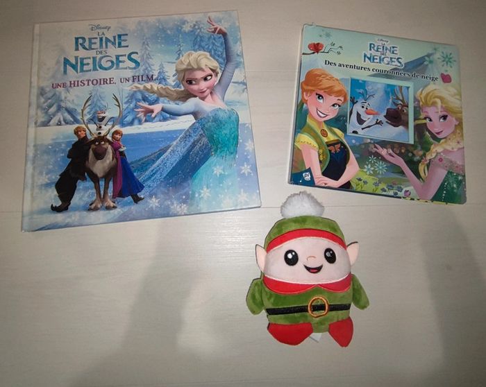 Lot de 2 livres reines des neiges