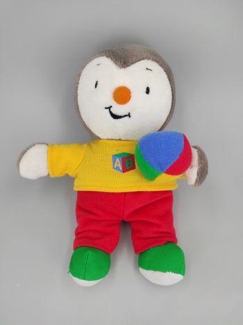 Peluche T'choupi avec ballon Jemini 2013