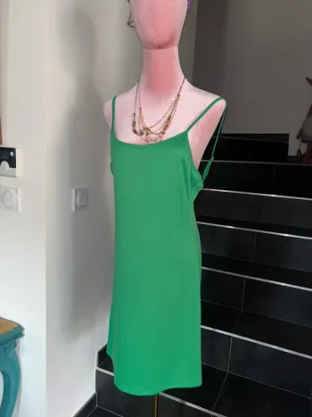 Robe fluide bretelle t L