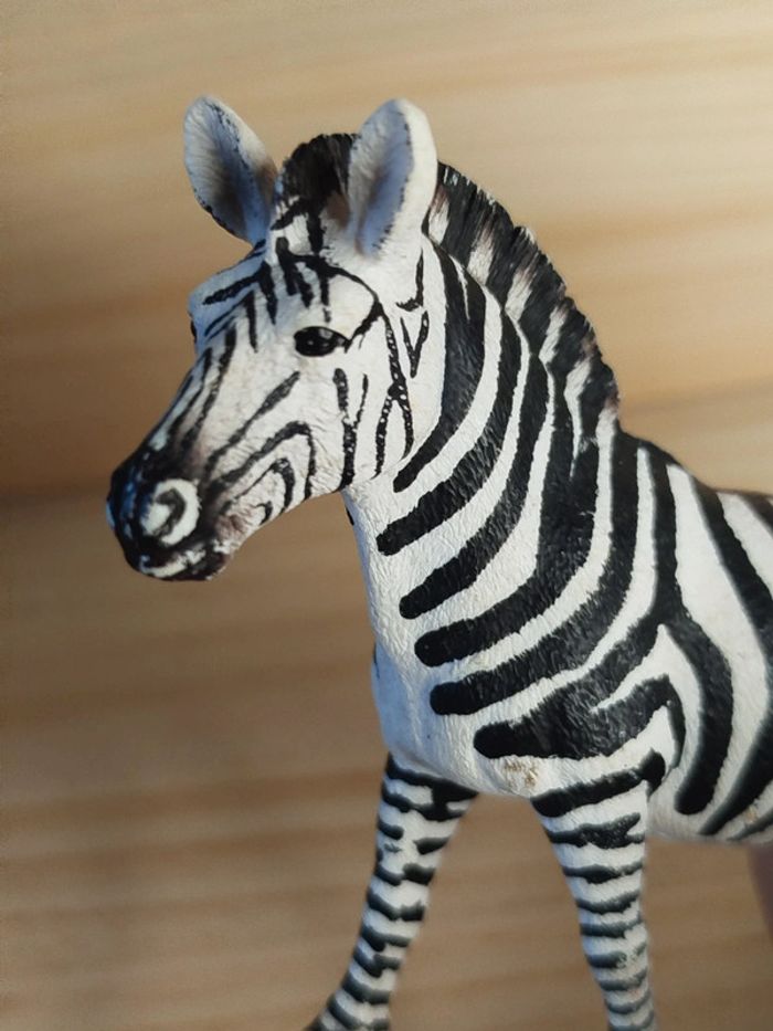 Schleich zèbre femelle Figurine animal de la savane - photo numéro 3
