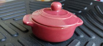 Lot de 4 petites cocotes céramique