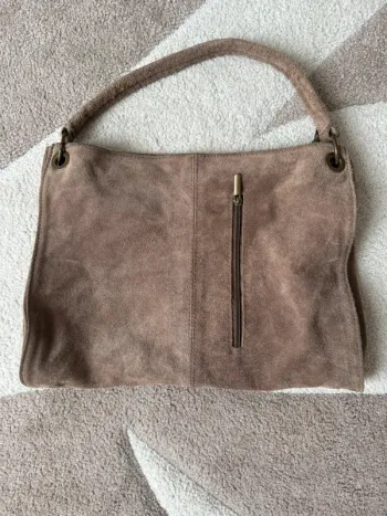 Sac à main en cuir véritable – marron