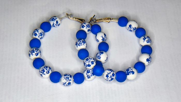 Créoles en céramique - photo numéro 3